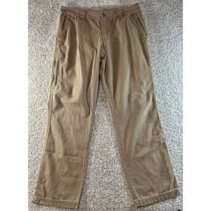 Columbia Omni-shield Pants Men's 36X32 Tan Khaki 100% Cotton Hunting Hiking